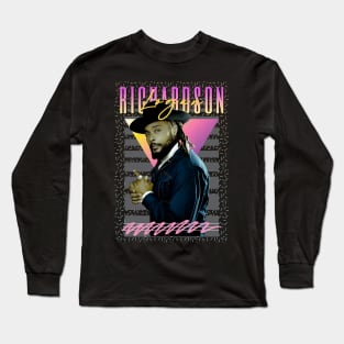 Logan Richardson Retro Style Fan Art Long Sleeve T-Shirt